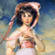 Illustration for article titled What color are the sash and bonnet in this painting? Wrong.